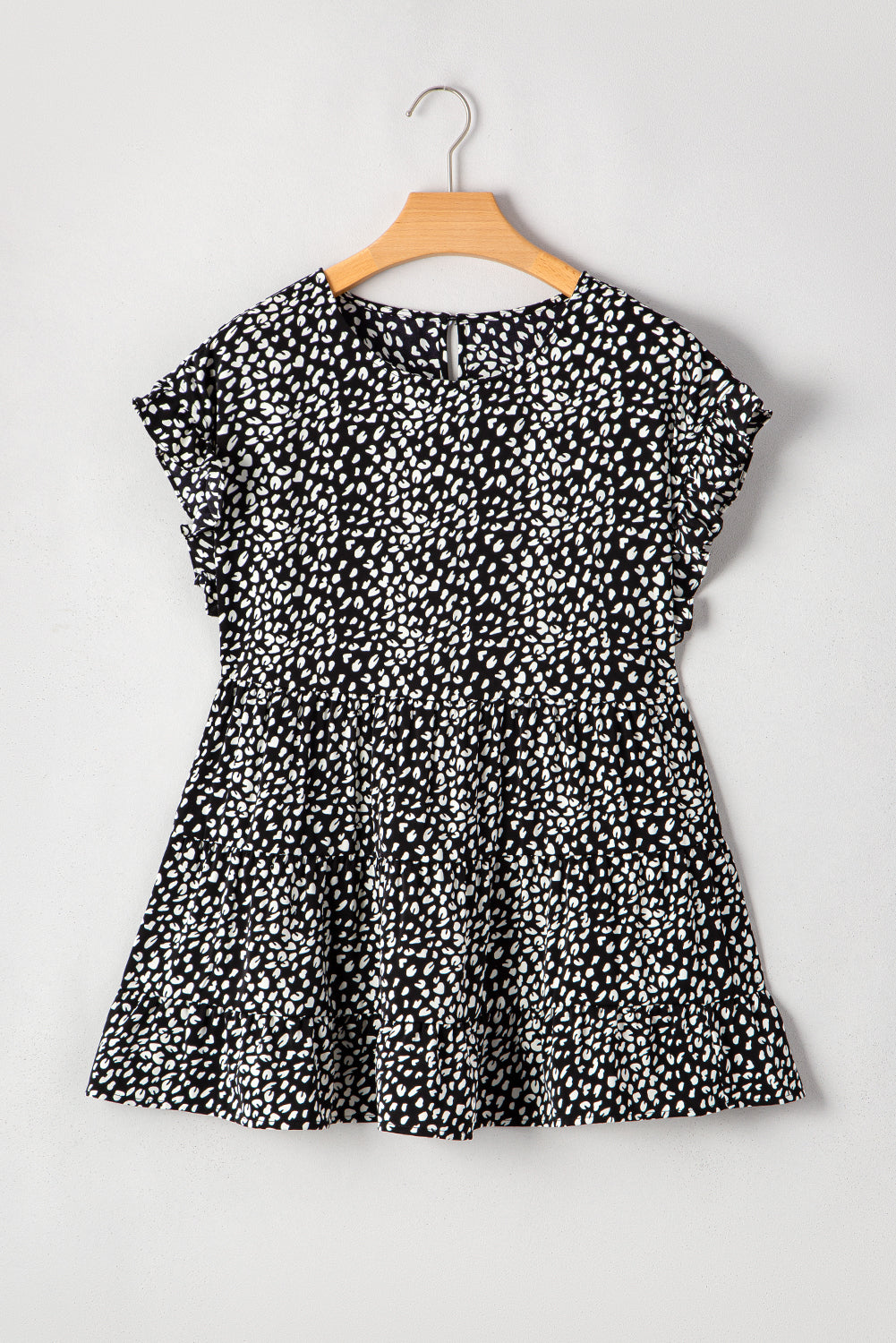 Danielle Back Tiered Flowy PLUS Blouse