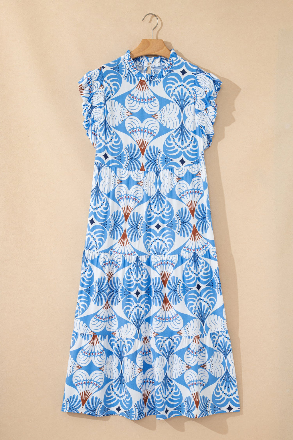 Whitley Sleeve Vacation Long Dress