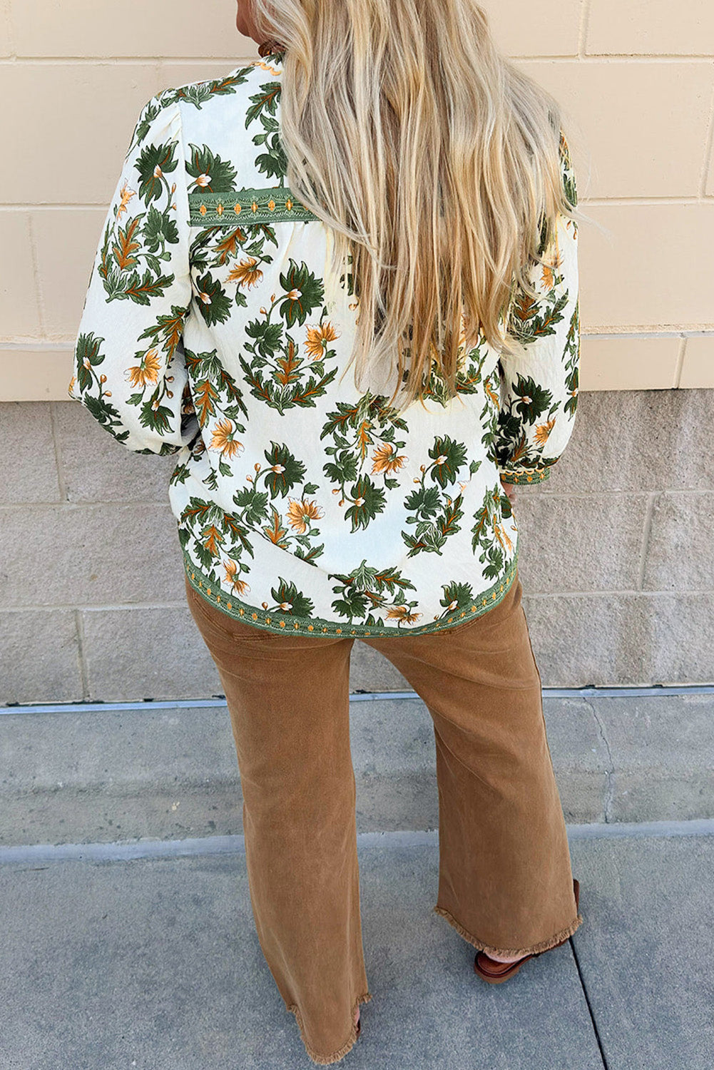 Kira 3 4 Sleeve PLUS Blouse