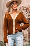 Gabriella Knit Neckline Short Cardigan