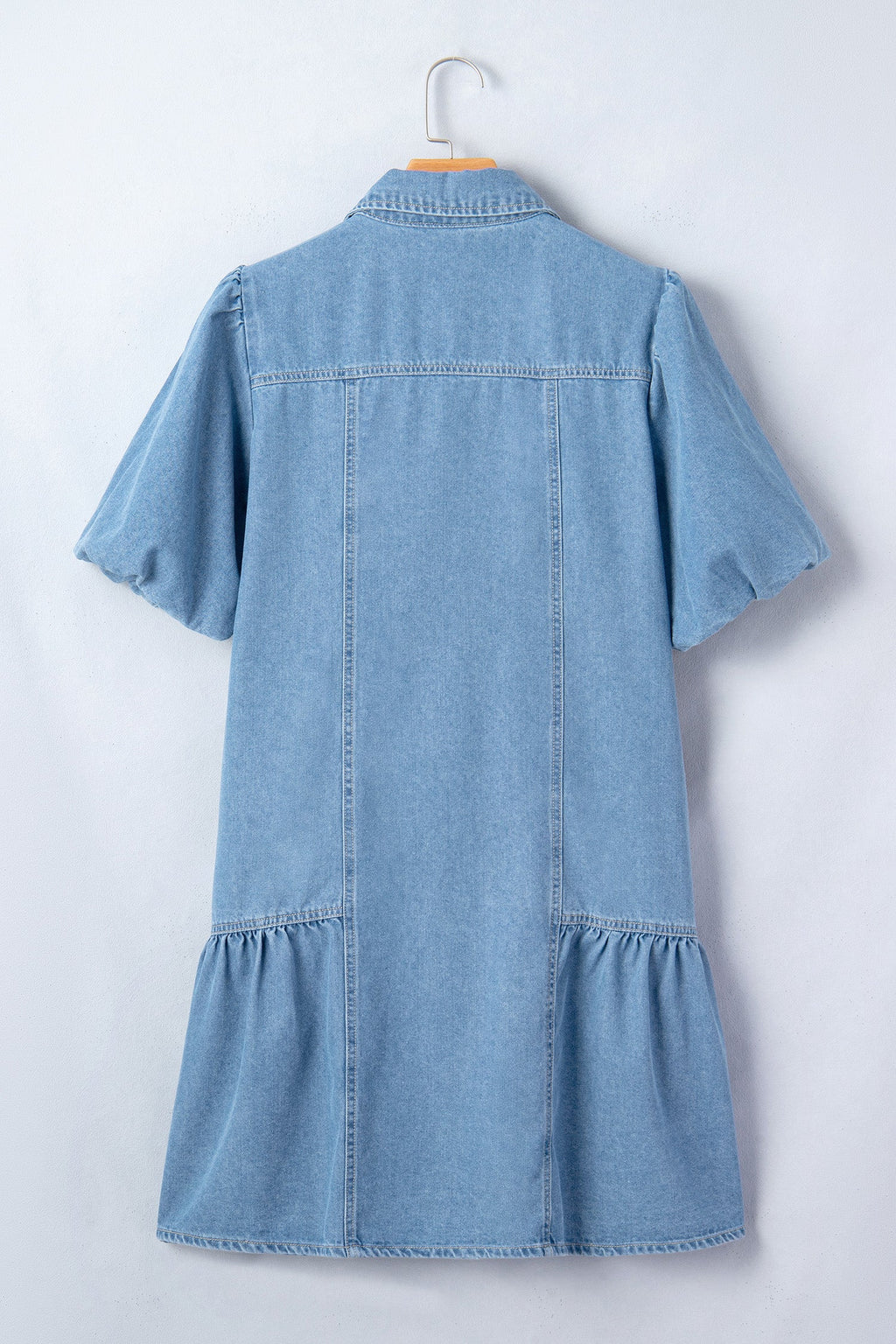Joy Ruffle Hem Patchwork Dress