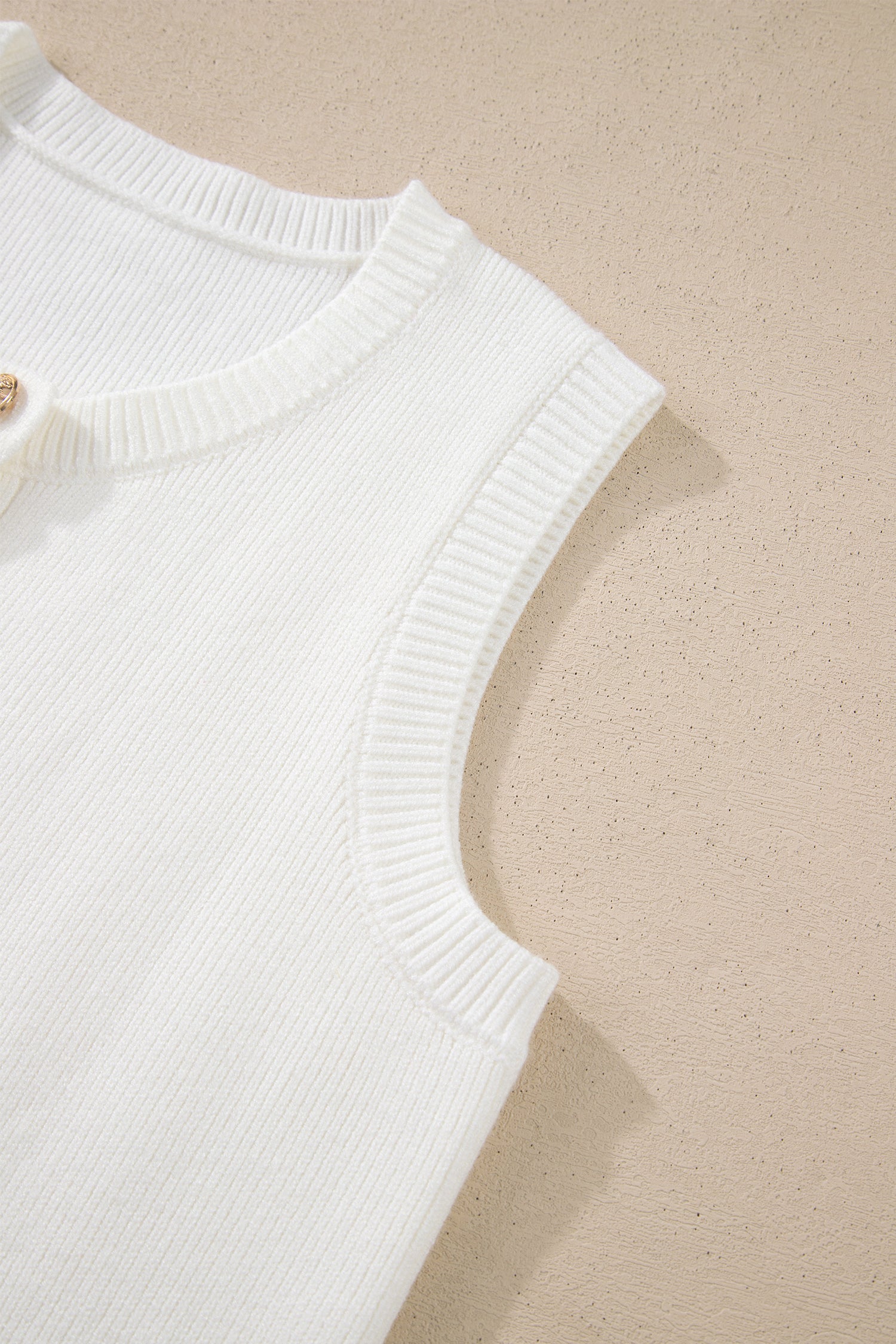 Adeline Color Sleeveless Knit Sweater