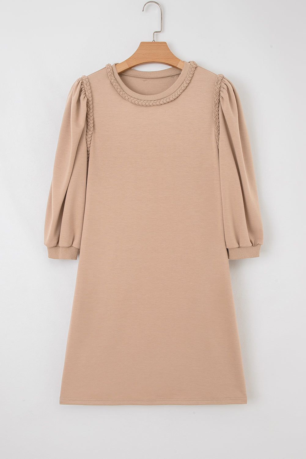 Elise Trim Puff Sleeve Dress