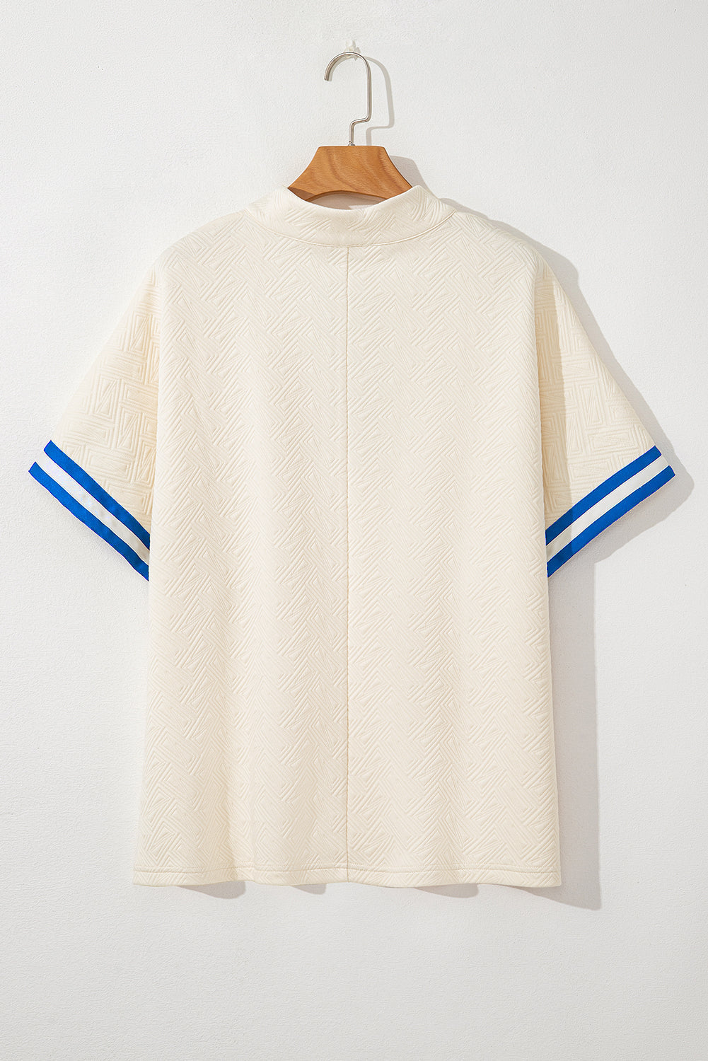 Alivia Half Zip Textured PLUS Top