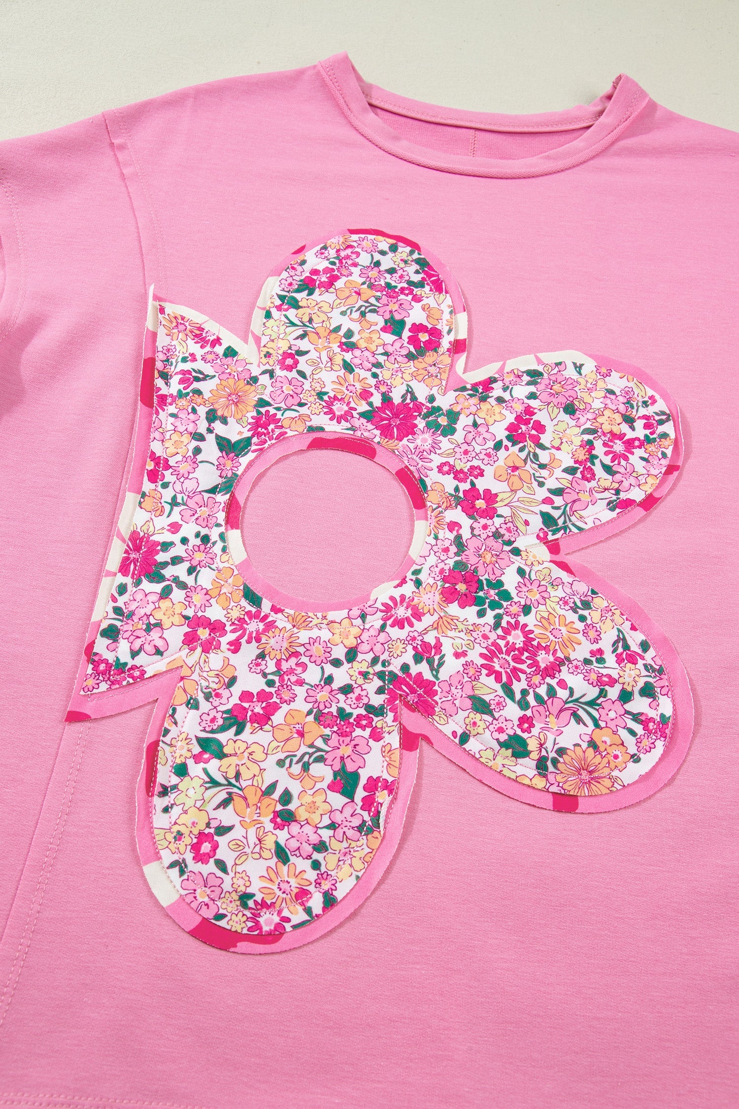 Adriana Big Flower Oversize Tee