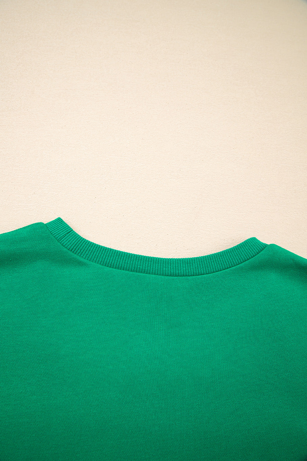 Luz Embroidered Christmas Holiday Sweatshirt