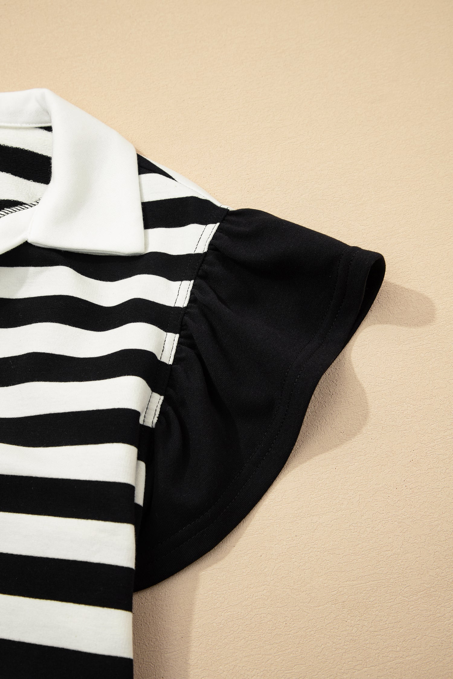 Lilith Ruffled Short Sleeve Blouse