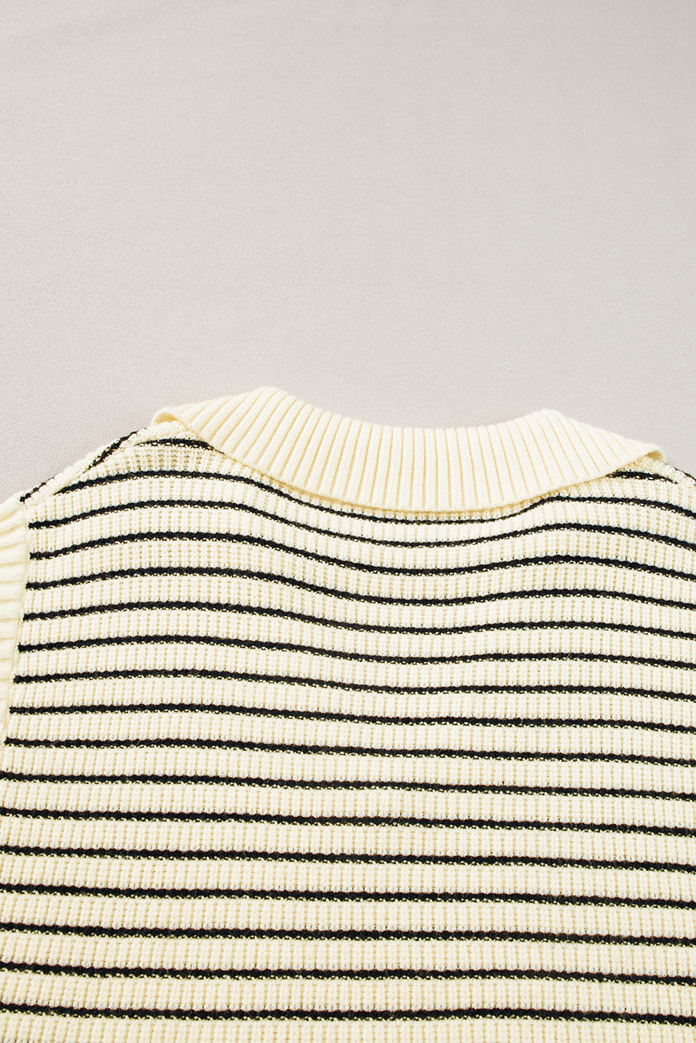 Wynter Stripe Turn Down Sweater