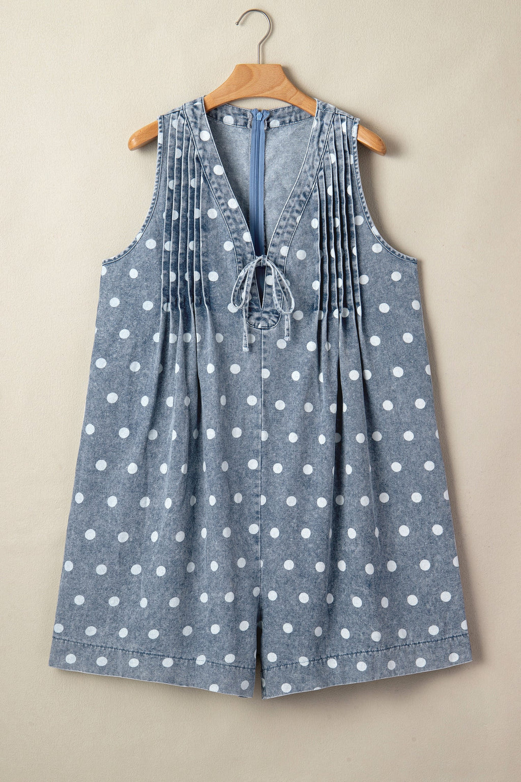 Lexi Tie Pleated Loose Romper