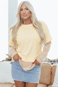 Evajira Two Piece Patchwork Sweatshirt
