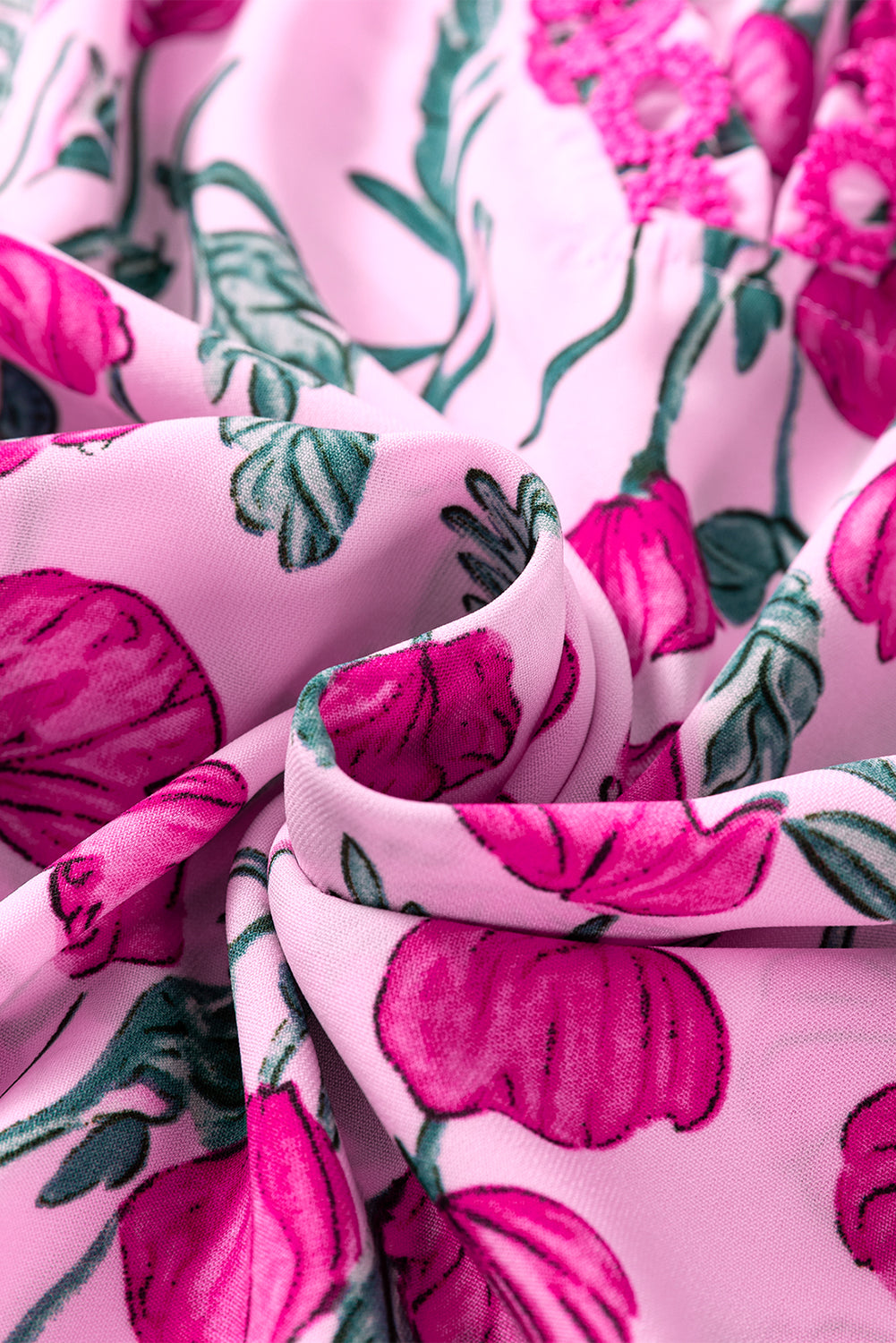 Ruby Detail Frilled Summer Blouse