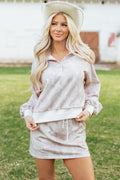 Romina Drawstring Mini Skort Set
