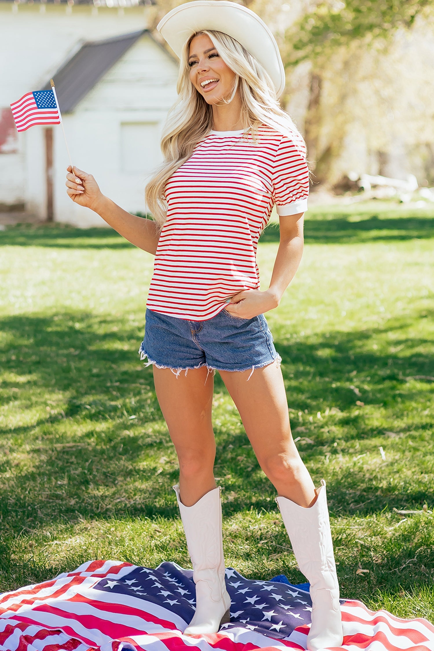 Winona Puff Sleeve T Shirt