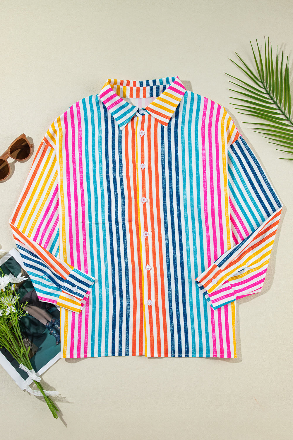 Winter Drop Shoulder Loose Shirt