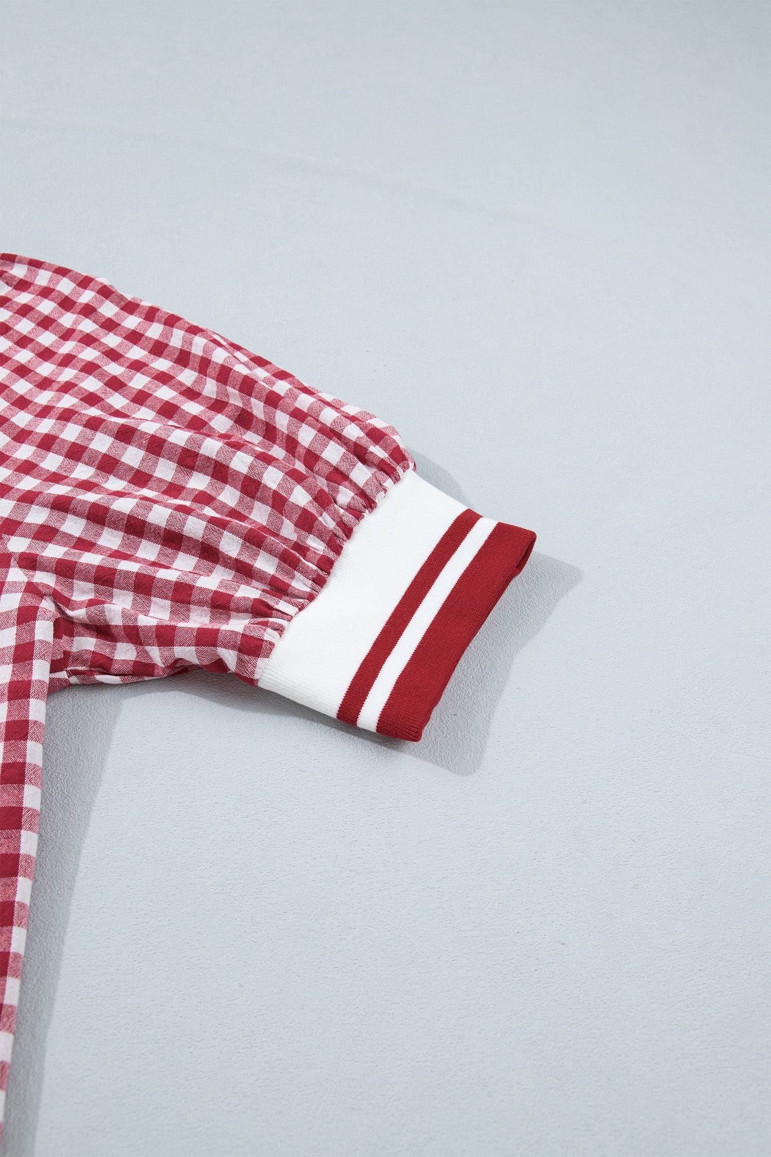 Journi Patchwork Half Zip Blouse