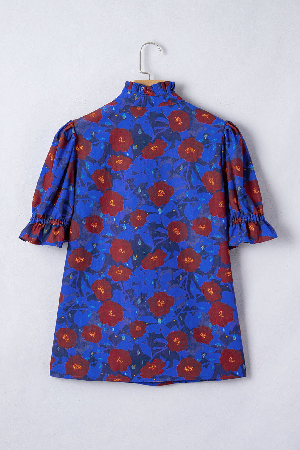 Maeve Sleeve Frilled Floral Blouse
