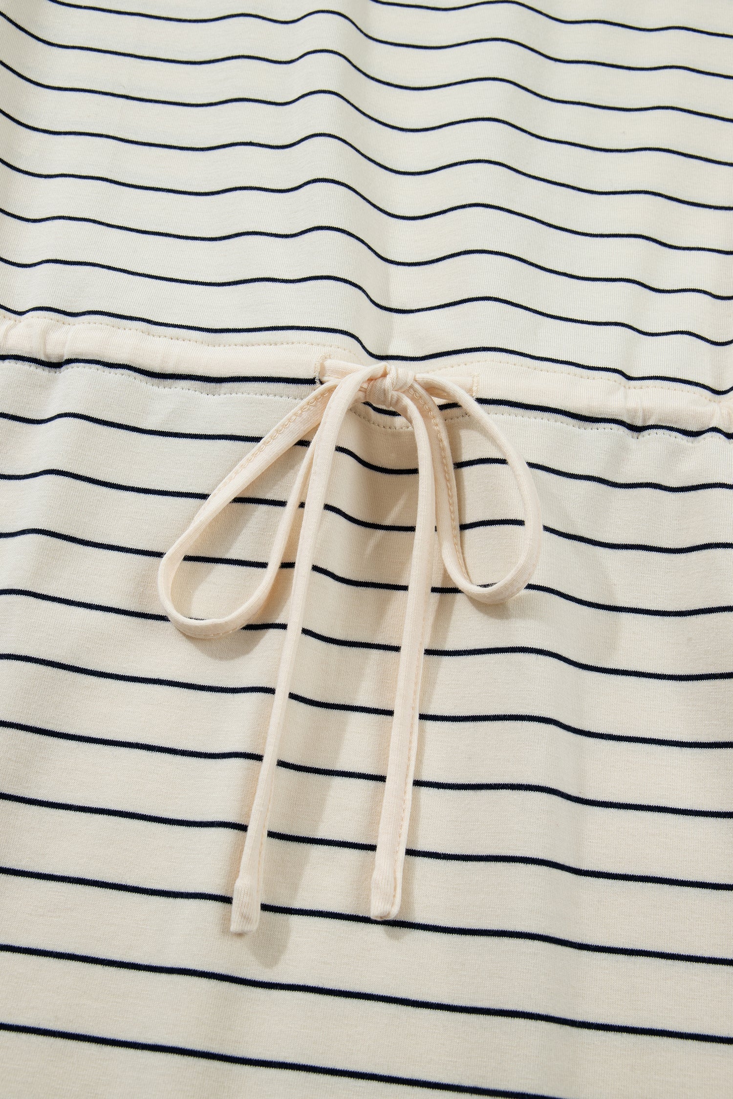 Mabel Stripe Drawstring Tunic Tank
