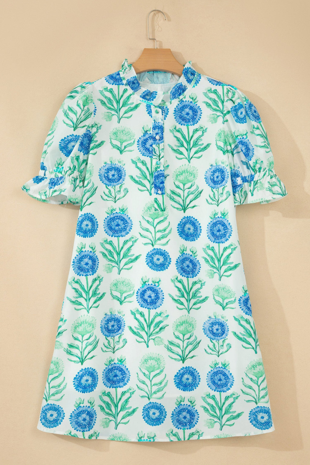 Dulce Frilly Short Sleeve Dress