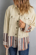 Lyla Button Up Corduroy Jacket