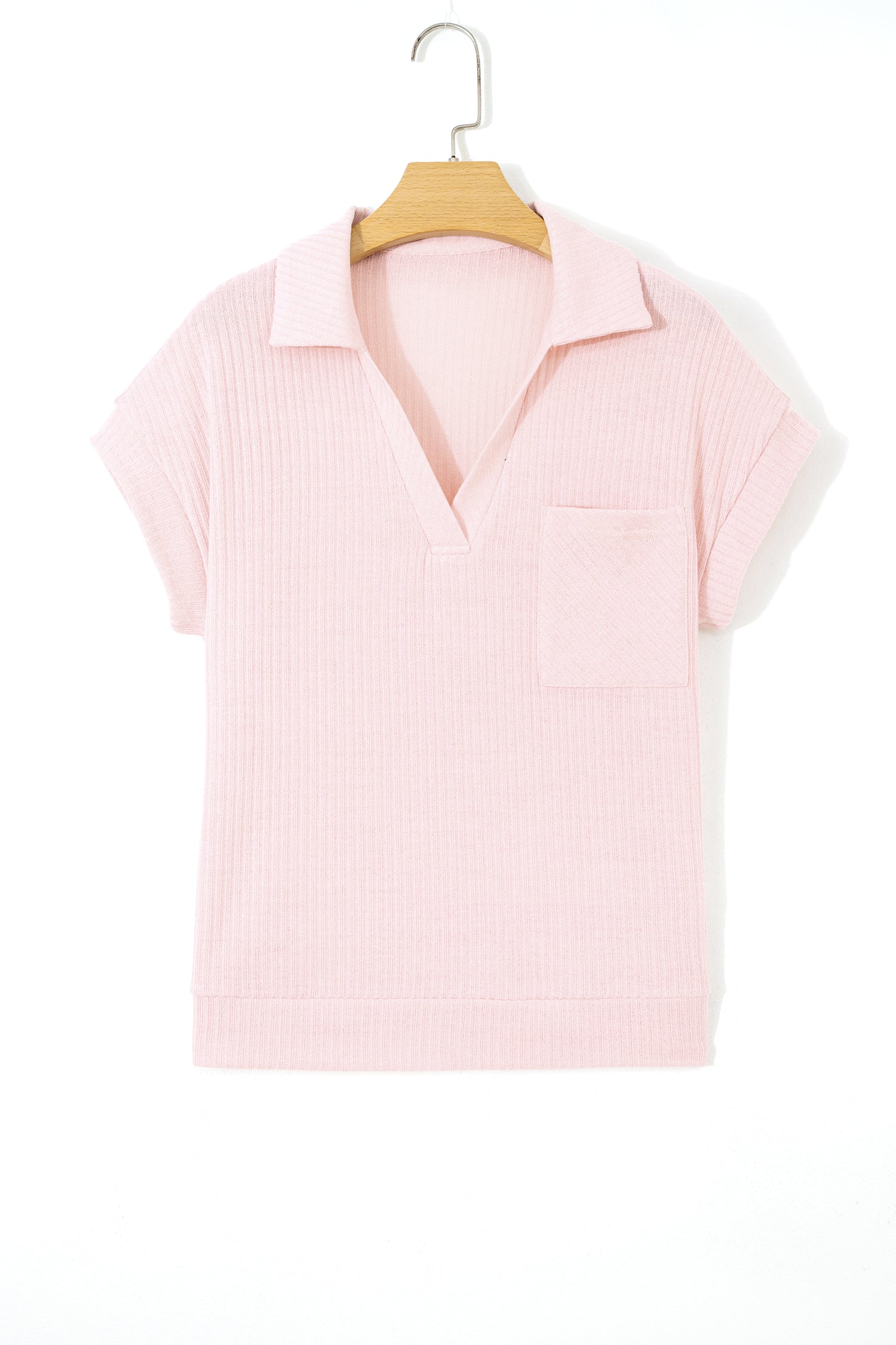 Marley Light Collared Ribbed Tee