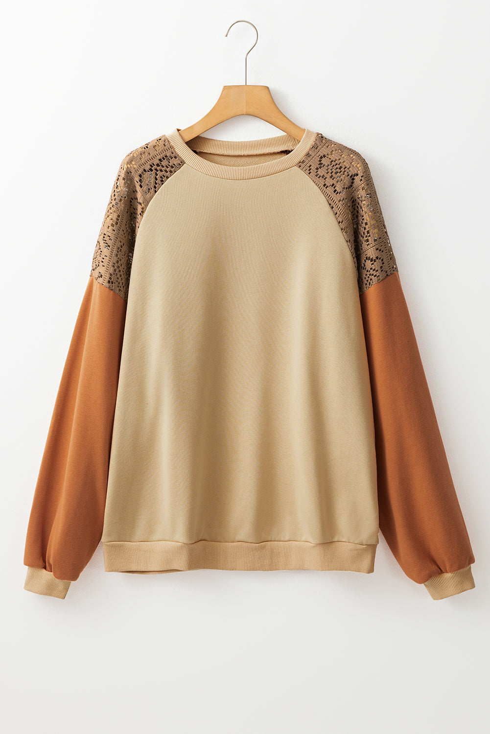 Scarlett Colorblock Drop Shoulder Sweatshirt