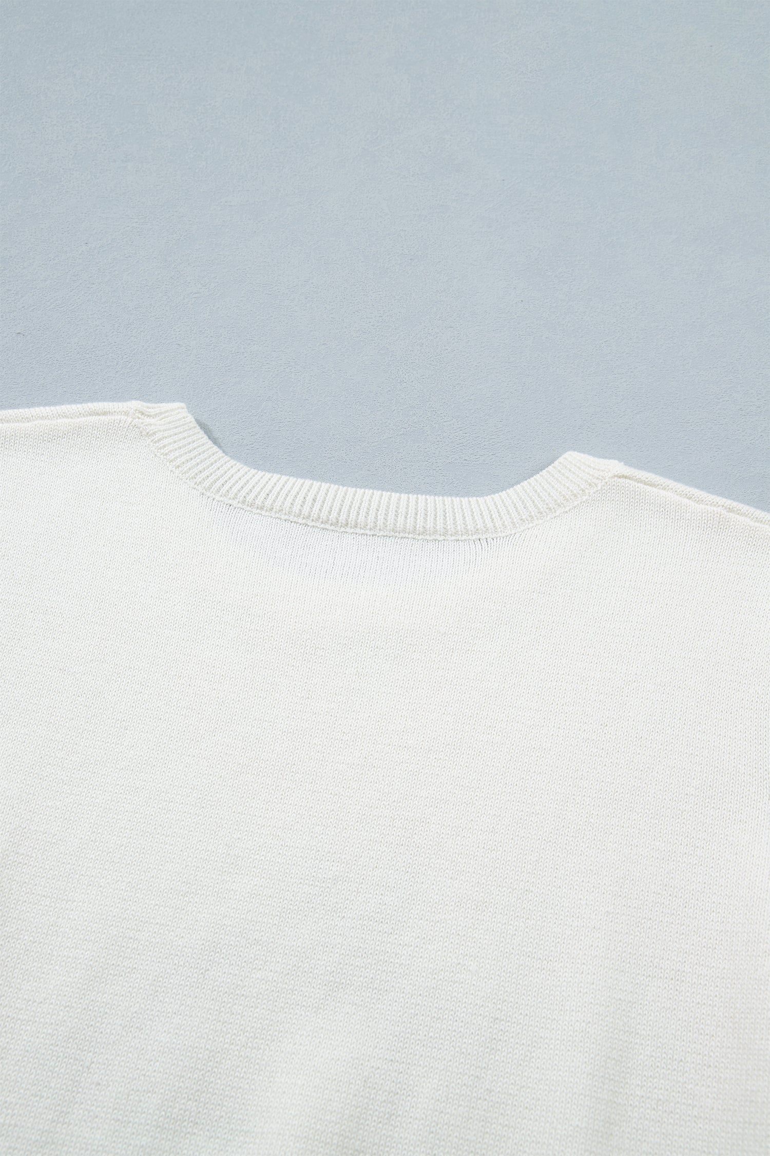 Regina Printed Short Sleeve Sweater