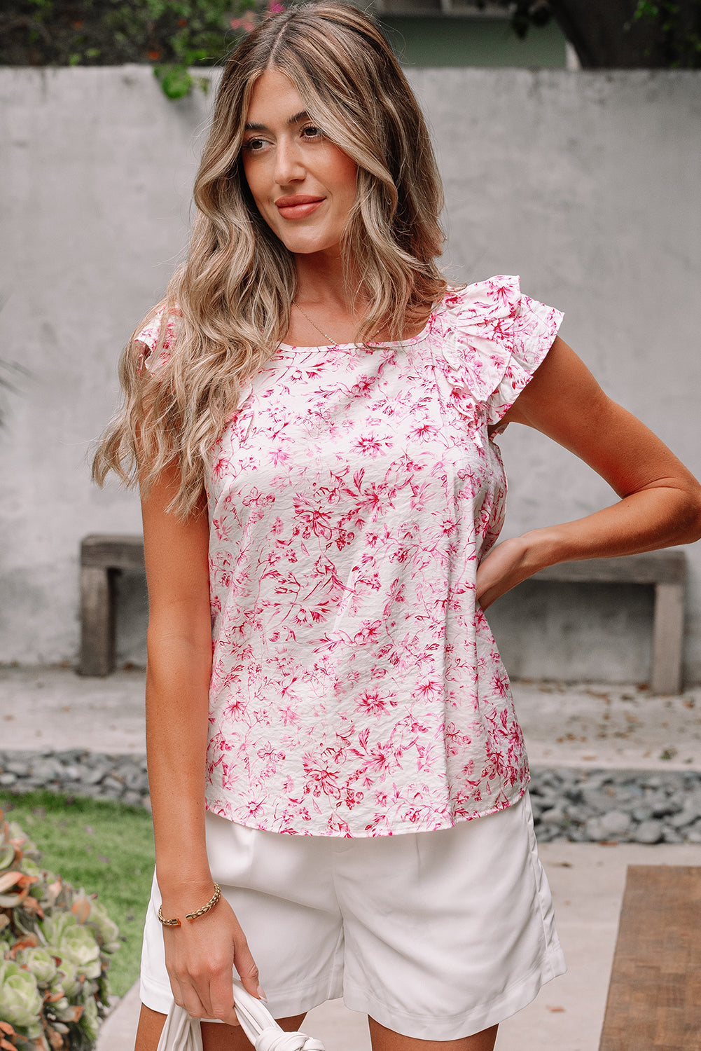 Kelly Bow Back Square Blouse