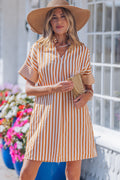 Darcy Cuffs Shift Mini Dress