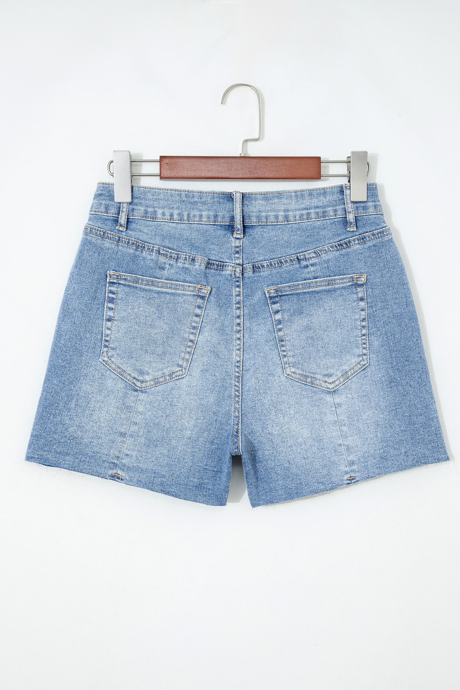 Rayne Wash Raw Hem Shorts