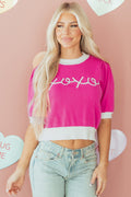 Isla Short Puff Sleeve Sweater