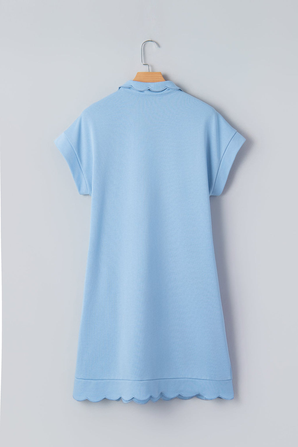 Blake Scallop Hem Mini Dress