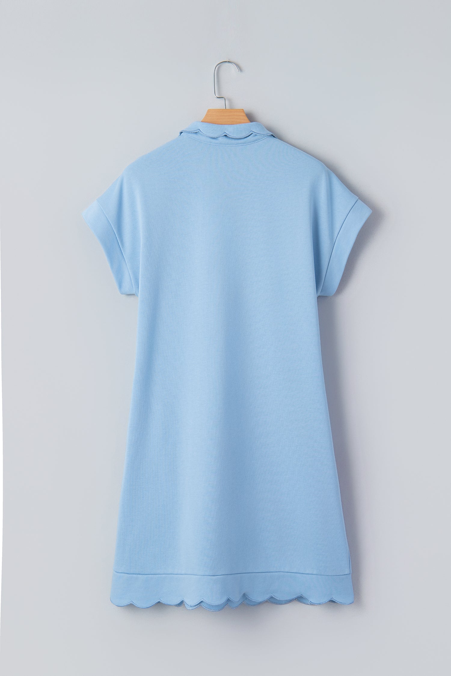 Blake Scallop Hem Mini Dress