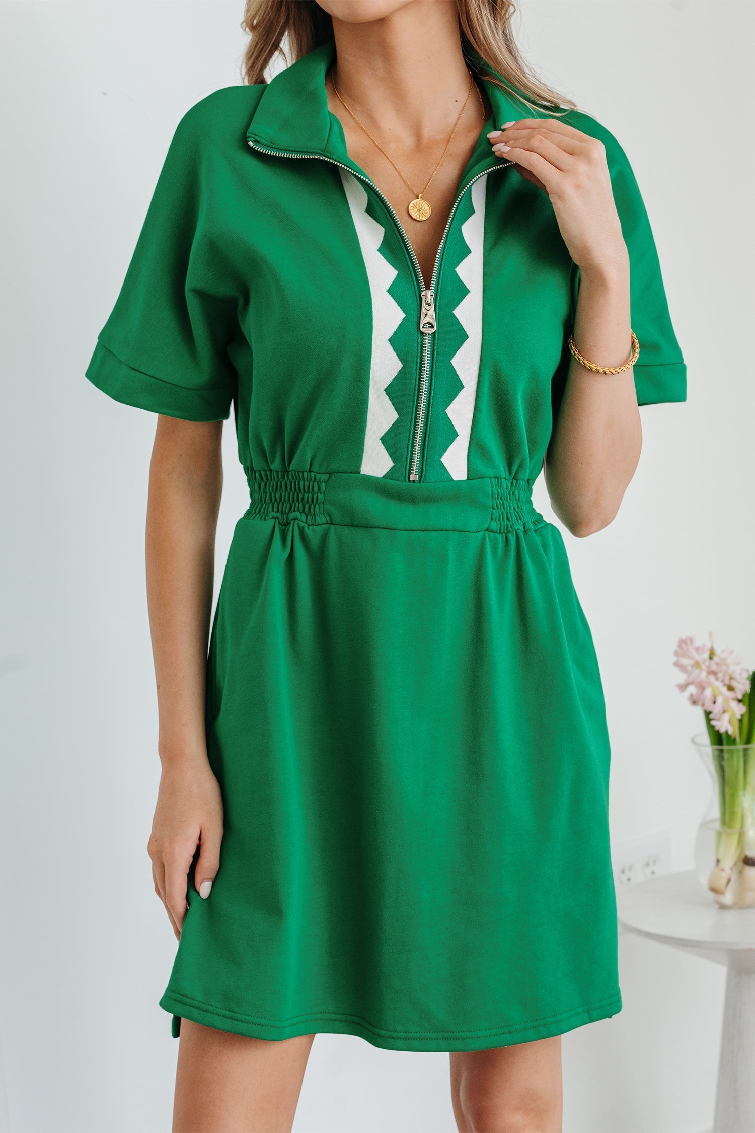 Lakelynn Short Sleeve Mini Dress