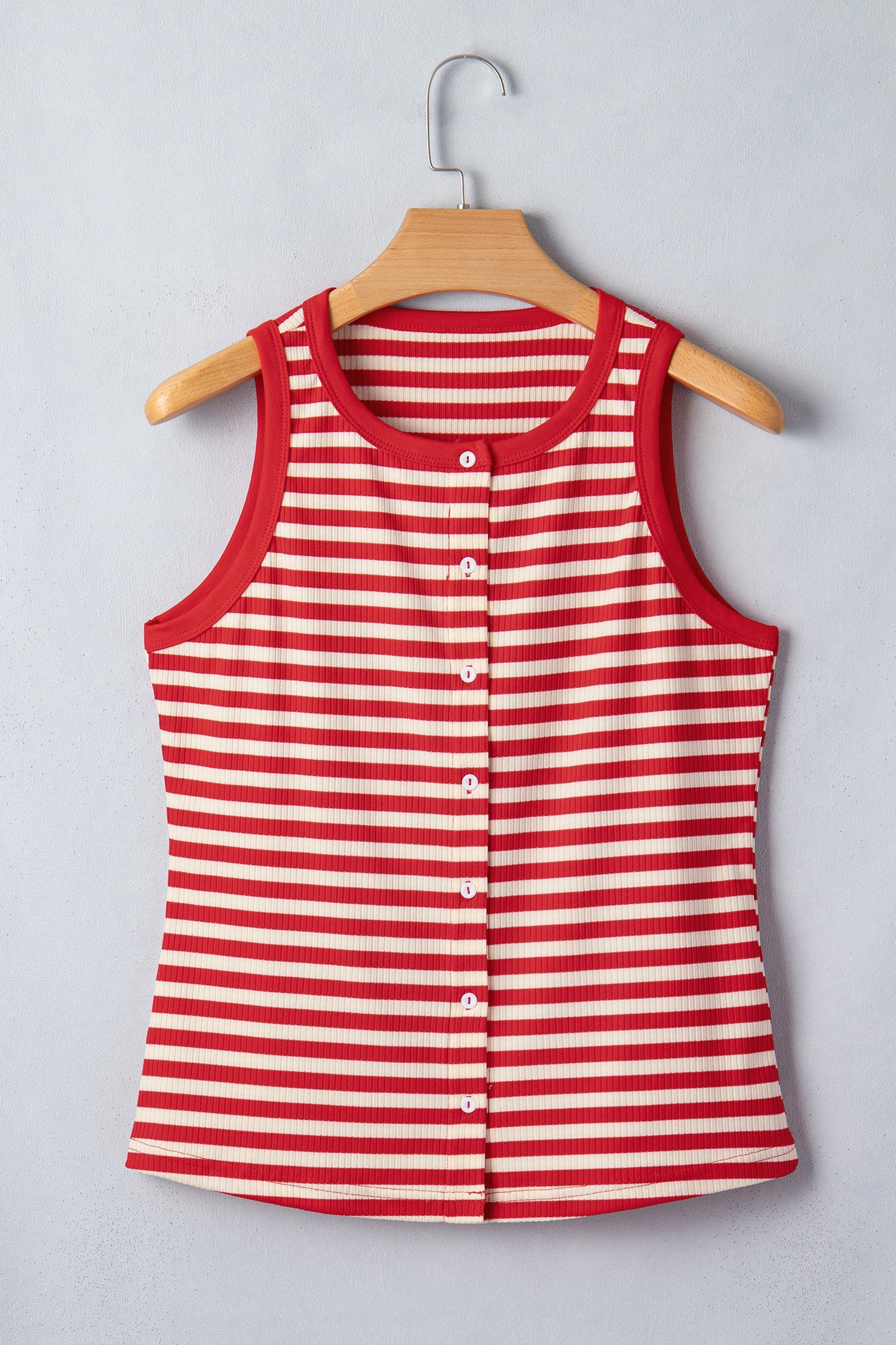 Monica Ribbed Knit Tank Top