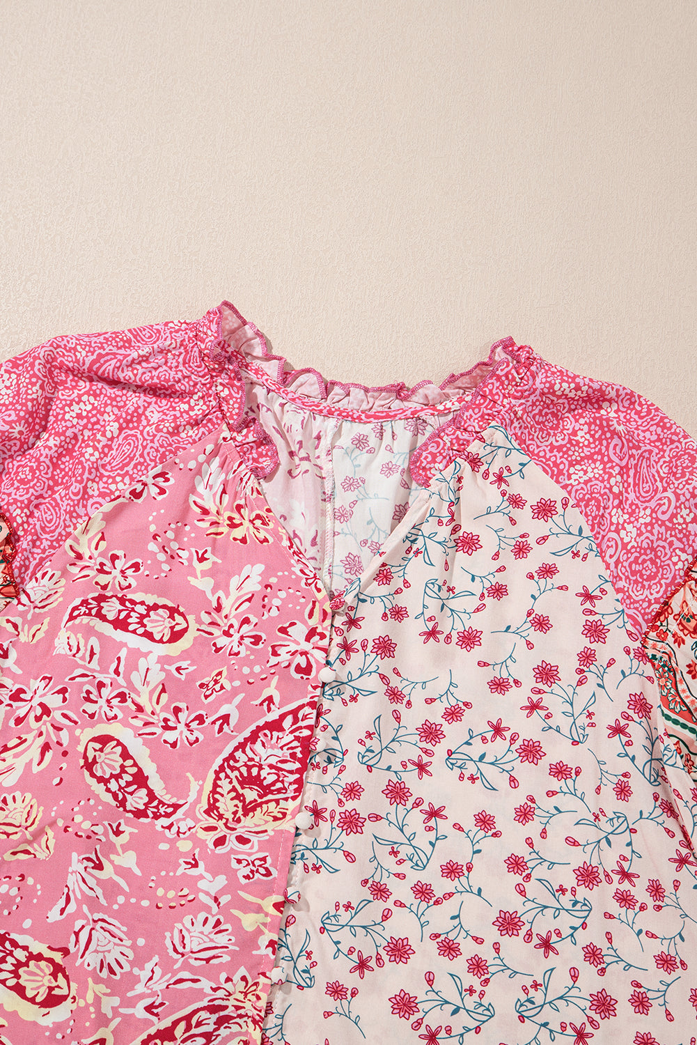 Adalee Printed Puff Sleeve Shirt