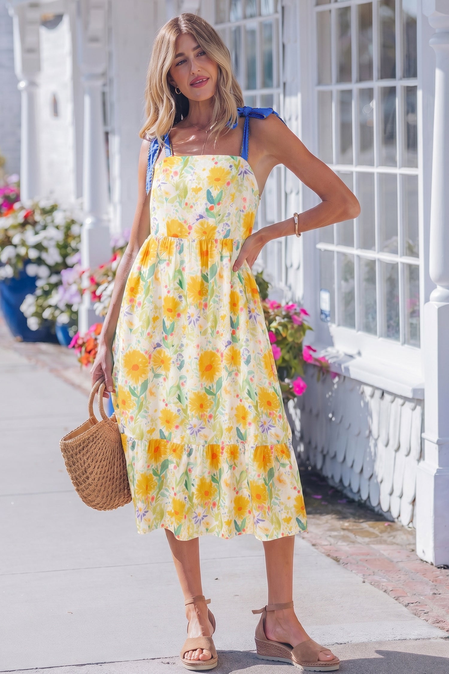 Emilia Straps High Waist Dress