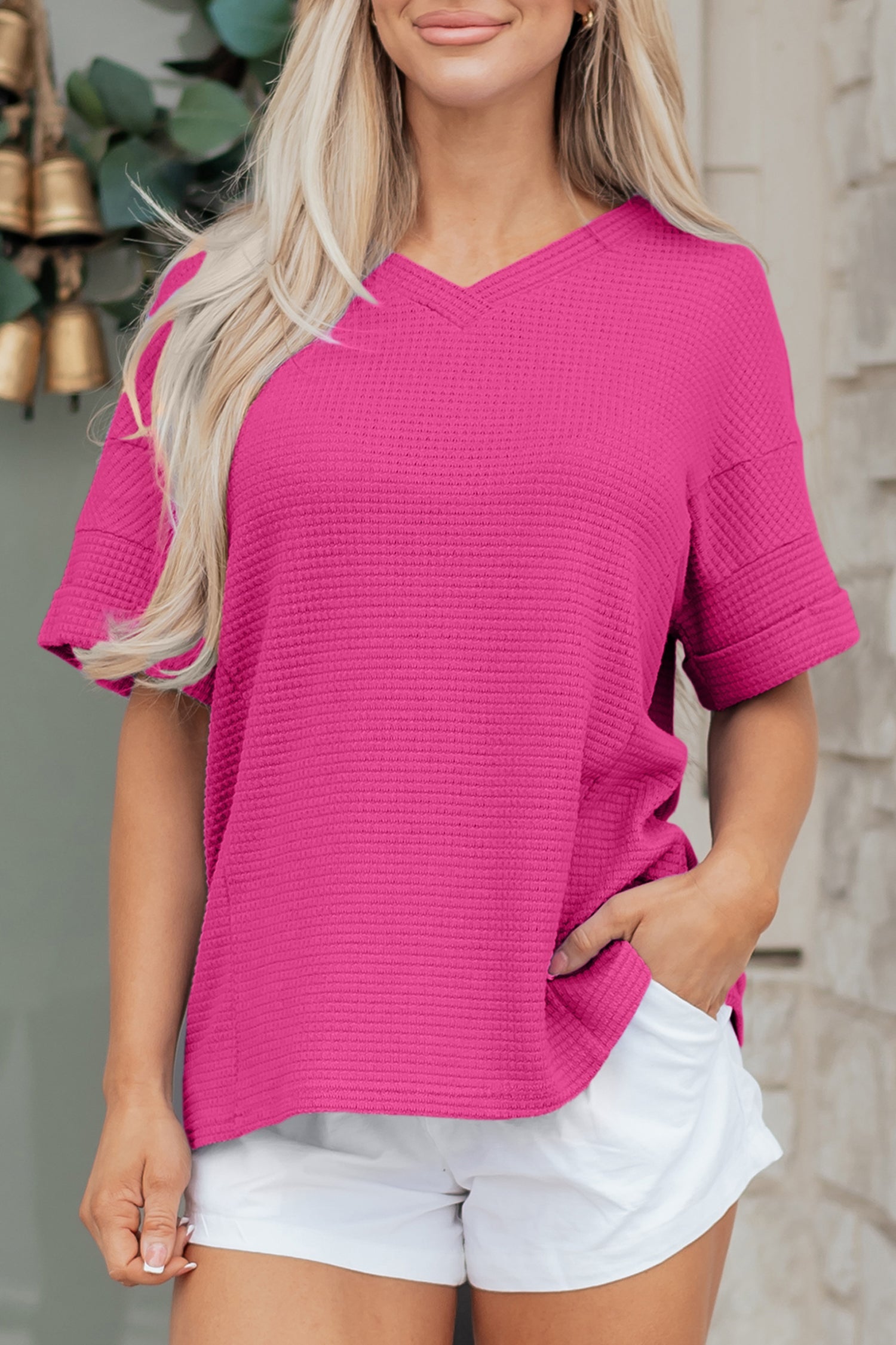Alexia Short Sleeve Knit Top