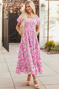 Raina Sleeve Flowy Long Dress