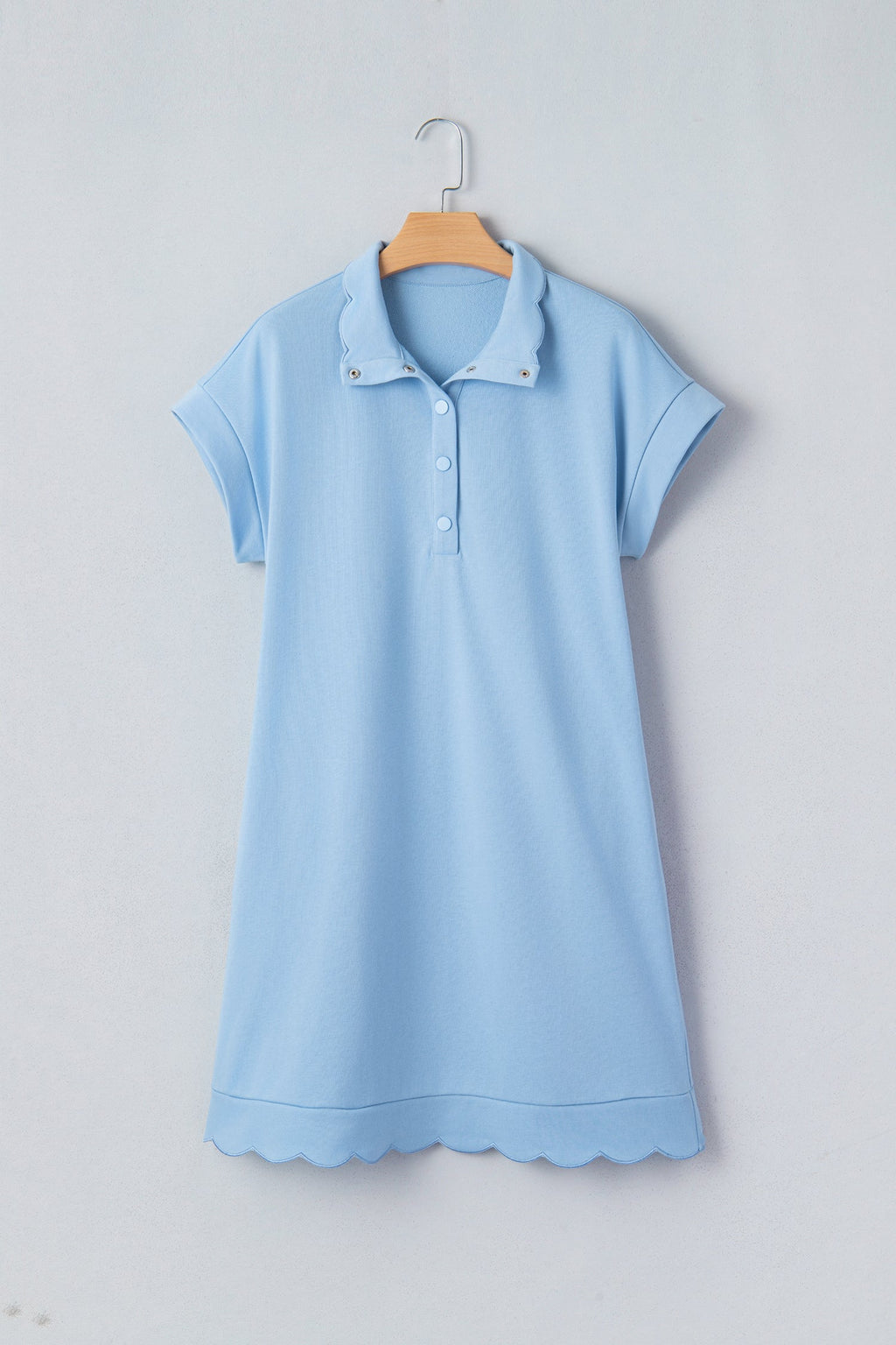 Blake Scallop Hem Mini Dress