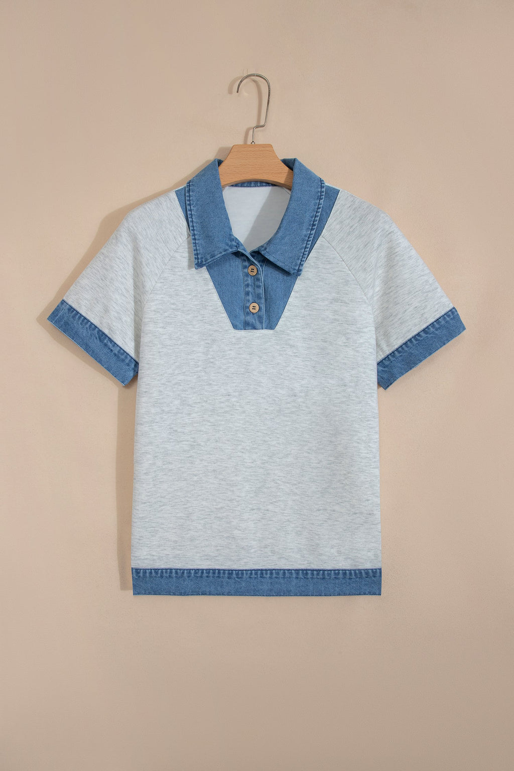 Mckayla Cuffed Short Sleeve Top