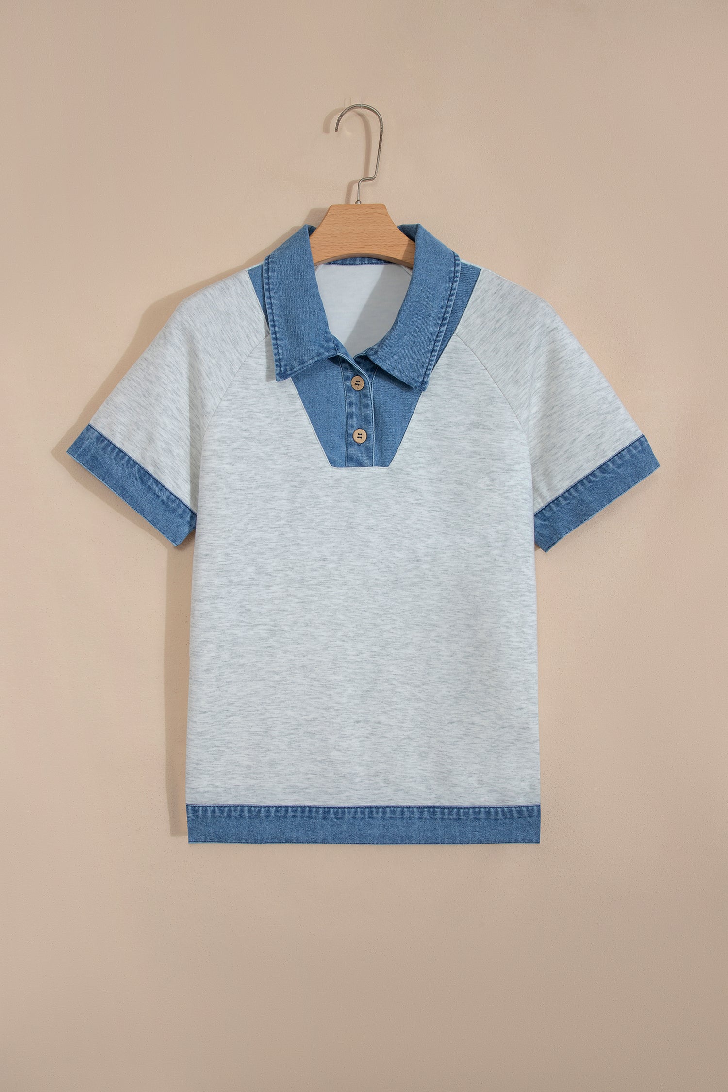 Mckayla Cuffed Short Sleeve Top