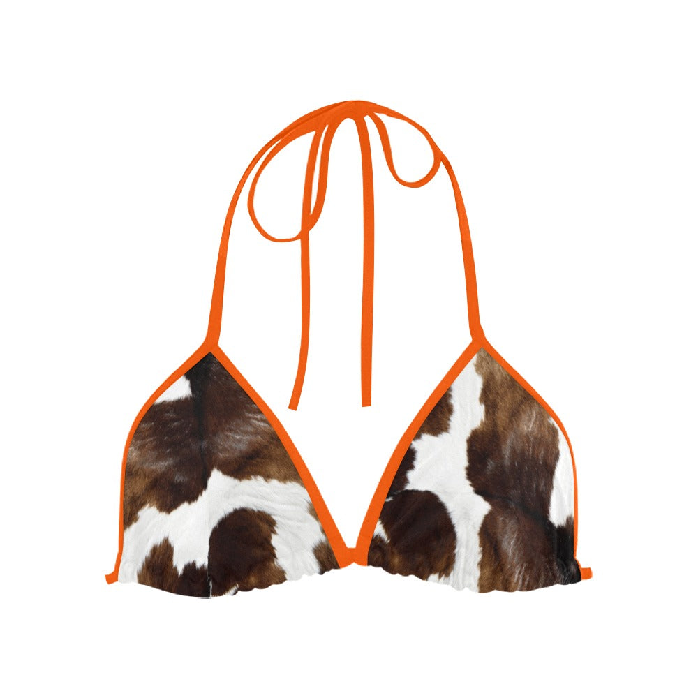 Cow Print Bikini Tops/Bottoms Sold Separately