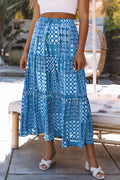 Helena Paisley Print Maxi Skirt