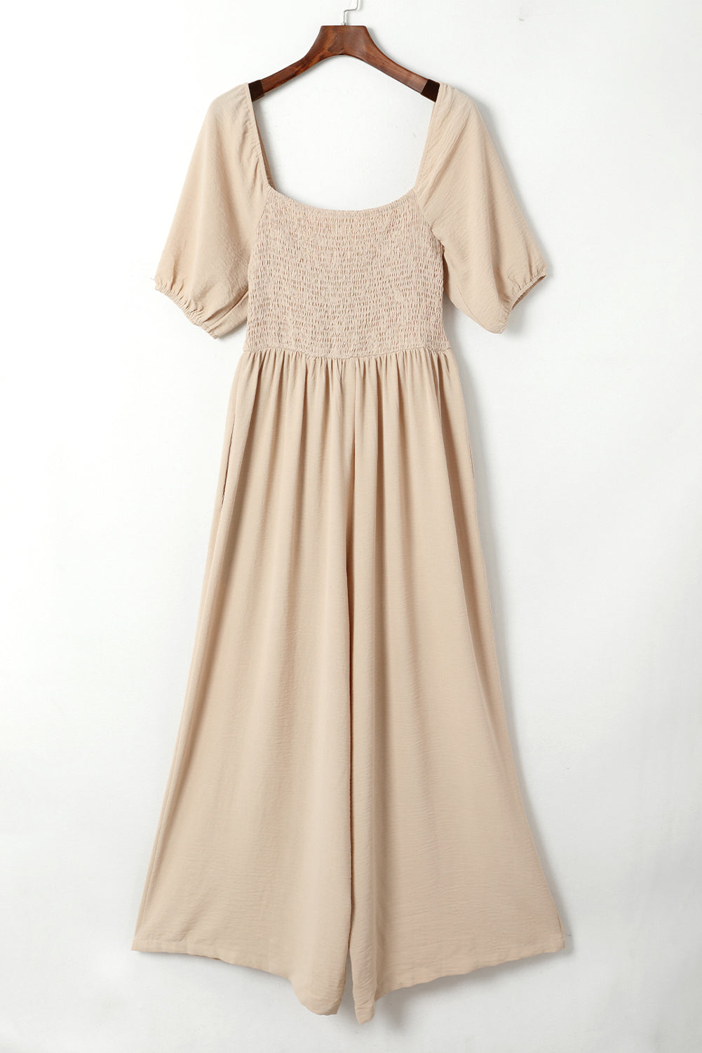 Indie Smocked Wide Leg Jumpsuit
