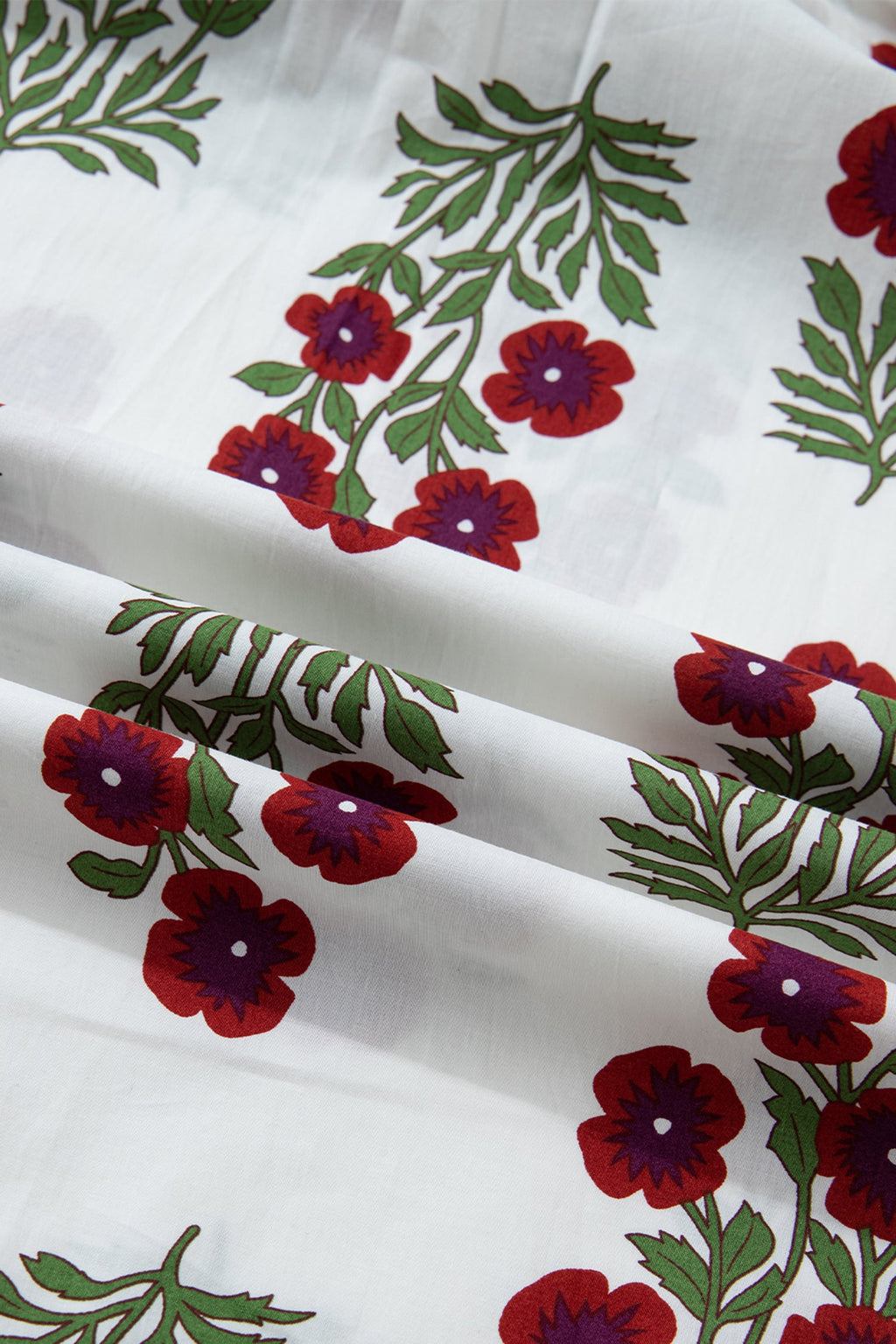 Halo Sleeve Loose Floral Dress