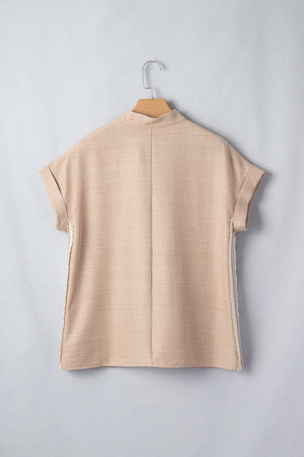 Jessica Rolled Short Sleeve Blouse