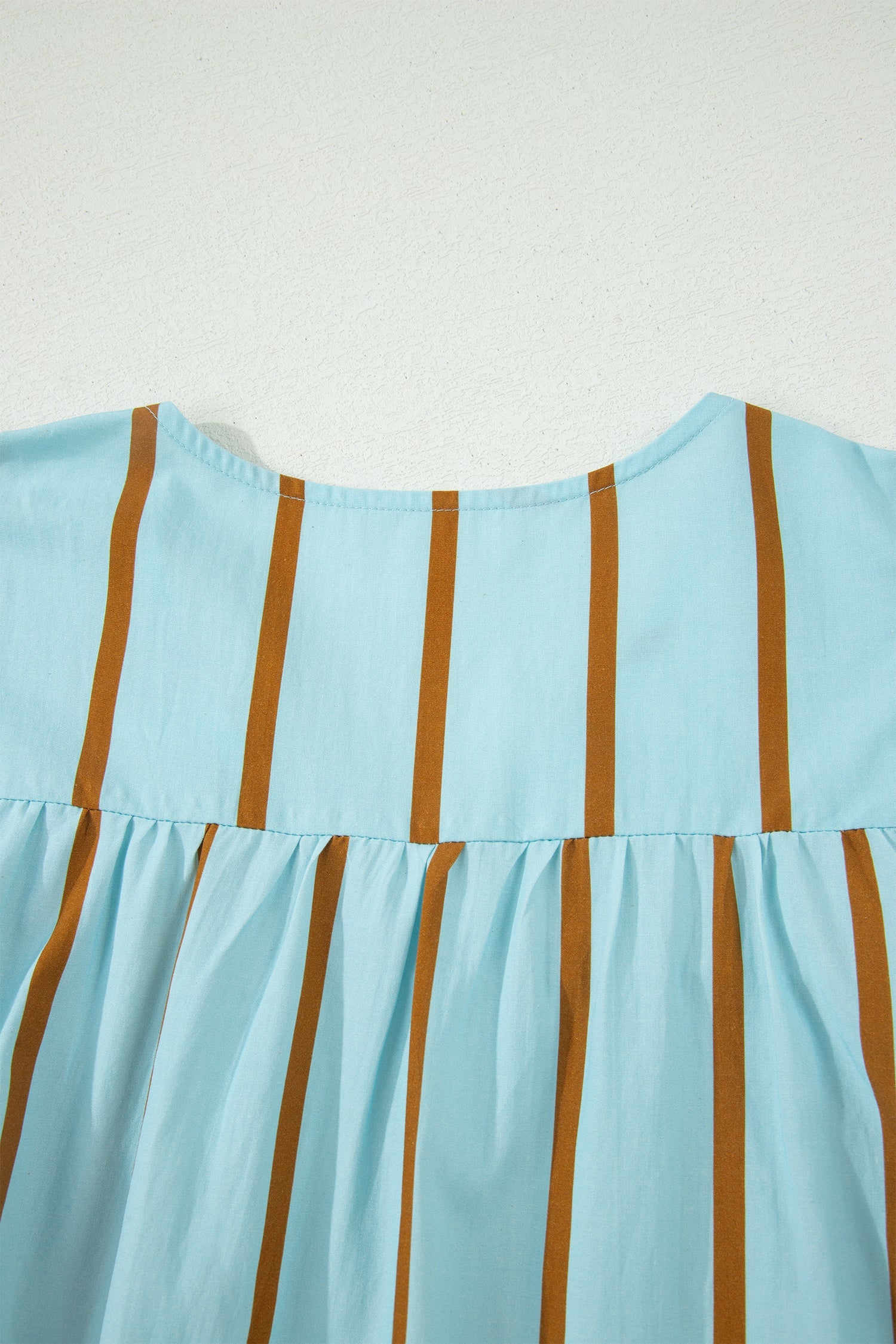 Malaysia Ruffled Short Sleeve Blouse