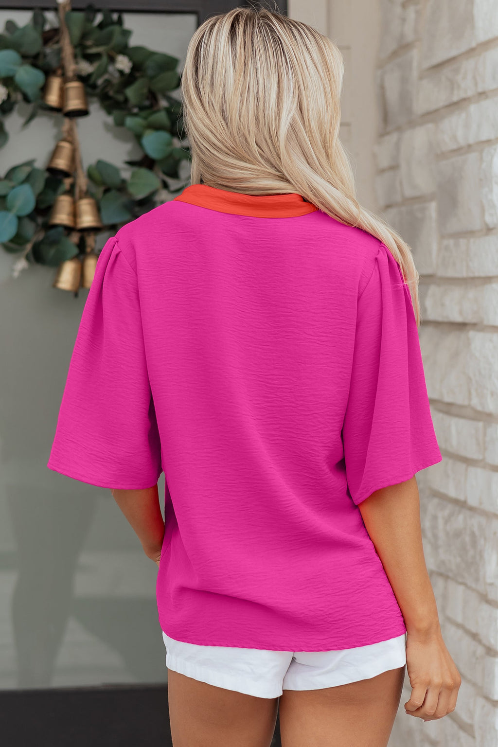 Chelsea Wide Short Sleeve Top