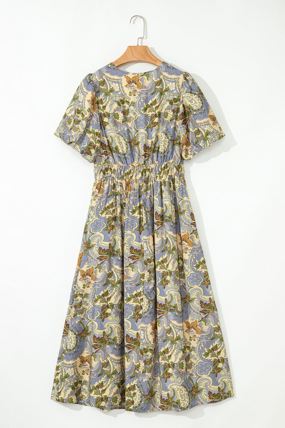 Nora Puff Sleeve Long Dress