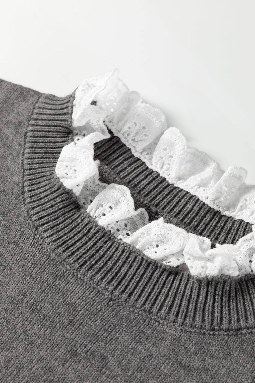 Katelyn Patchwork Cuffs Loose Sweater